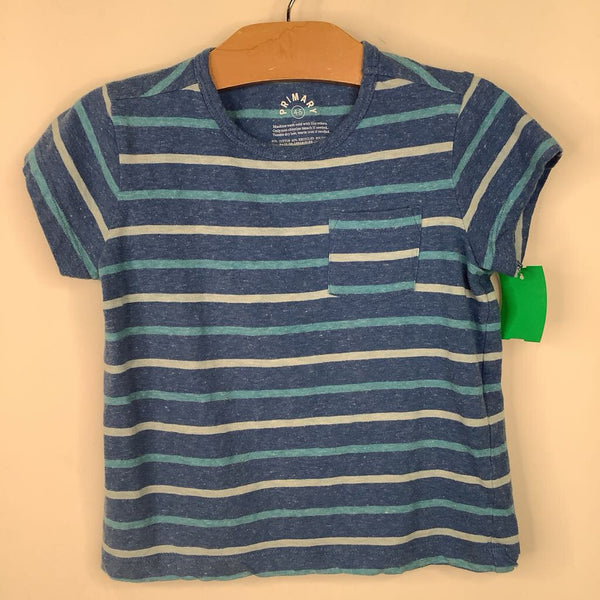 Size 4-5: Primary Blue/White Striped
