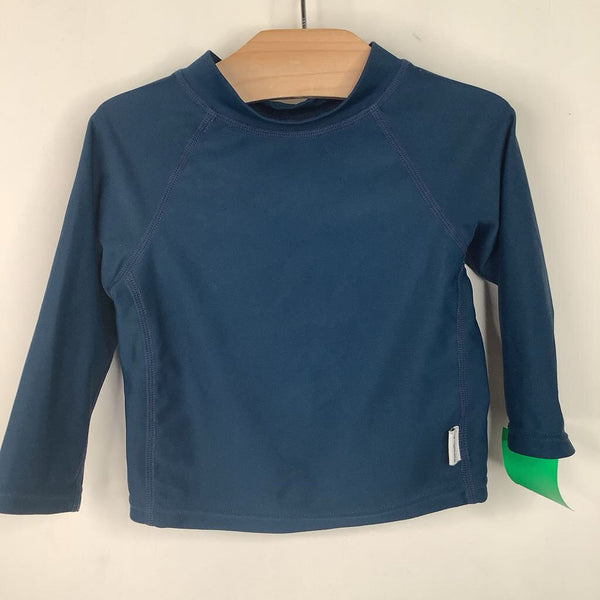 Size 12m: Green Sprouts Blue Long Sleeve Swim Shirt