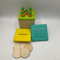 Lovevery Wooden Coin/Carrot/Disk Box