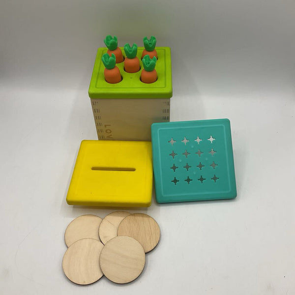 Lovevery Wooden Coin/Carrot/Disk Box