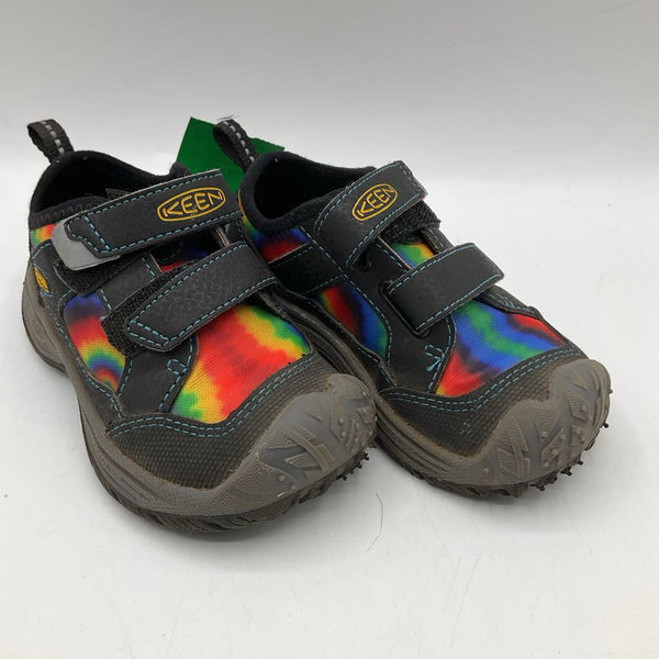 Size 8: Keen Black/Colorful Velcro Strap Shoes