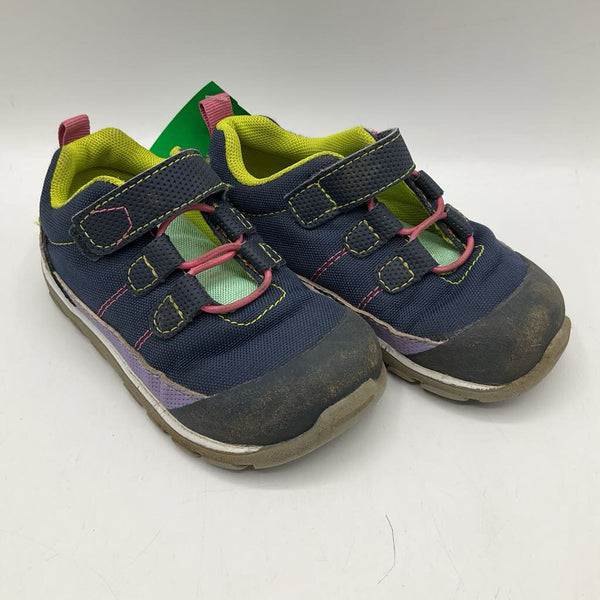 Size 8: See Kai Run Blue/Green Velcro Strap Shoes-REDUCED