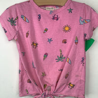 Size 4-5: Crewcuts Pink Ice Cream Graphic T-Shirt