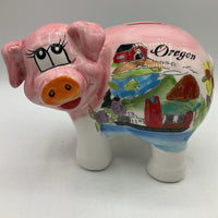 Ceramic Oregon Piggy Bank