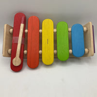 Plan Toys Wooden Rainbow Xylophone