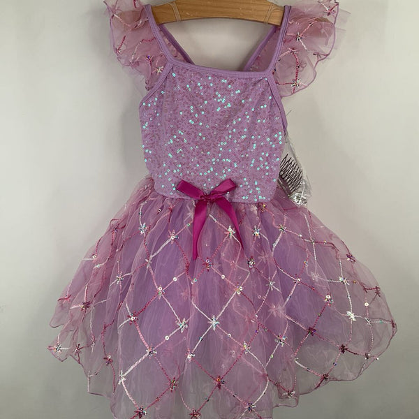 Size 2-3: Revolution Purple Tank Dress W/Crown
