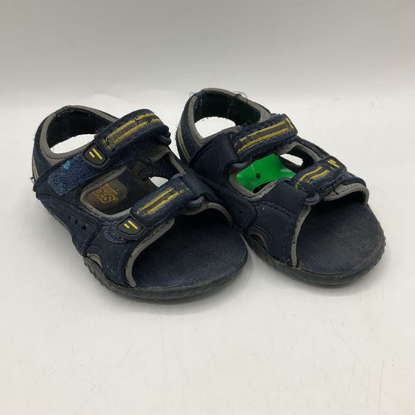 Size 4: Teeny Toes Blue Velcro Sandals