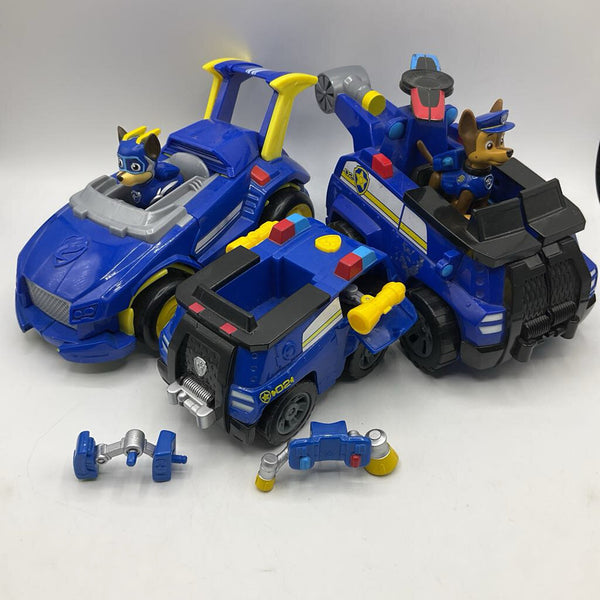 Paw Patrol Chase 3pc Vehicles & Figurines