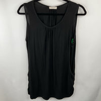 Size M: Small Show Black Tank Top