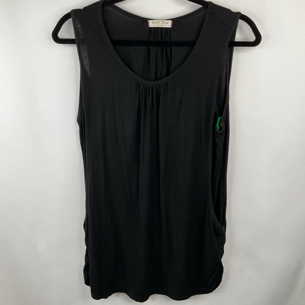 Size M: Small Show Black Tank Top