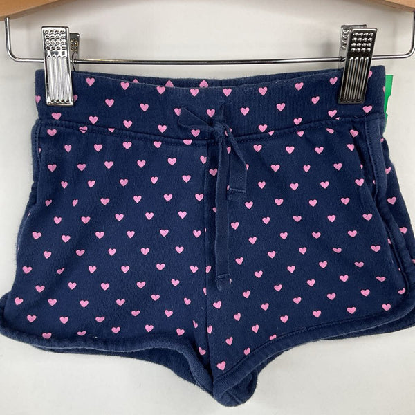 Size 2: Gap Blue/Pink Hearts Cozy Shorts