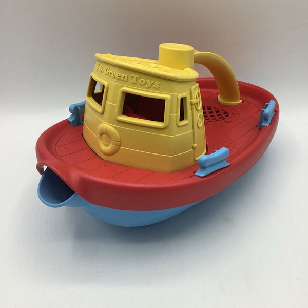 Green Toys Red/Blue/Yellow Tug Boat