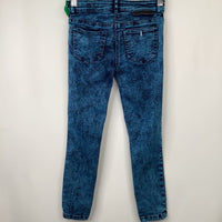 Collectors Corner Size 8: Stella McCartney Blue/Black Acid Wash Stretch Jeans