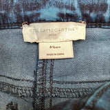 Collectors Corner Size 8: Stella McCartney Blue/Black Acid Wash Stretch Jeans