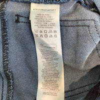 Collectors Corner Size 8: Stella McCartney Blue/Black Acid Wash Stretch Jeans