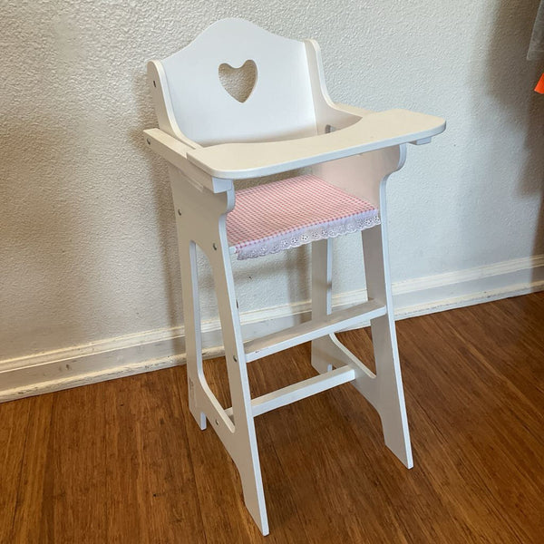 Badger Toys Wooden Doll Highchair