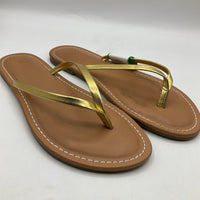 Size 6.5Y: Cushionaire Golden Sandals