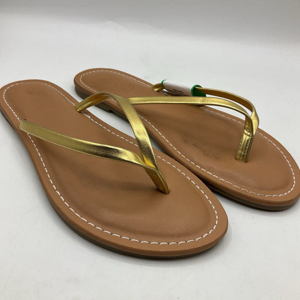 Size 6.5Y: Cushionaire Golden Sandals