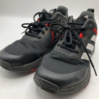 Size 5Y: Adidas Black Lace-Up Shoes-