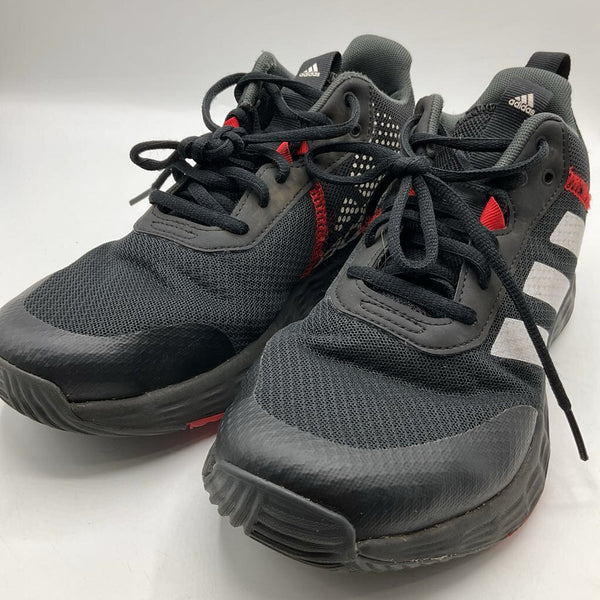 Size 5Y: Adidas Black Lace-Up Shoes-