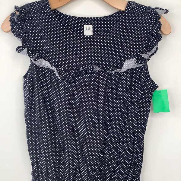 Size 14-16: Gap Black/White Polka-Dot Romper