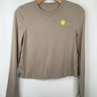 Size 14-16: Lululemon Beige Long Sleeve Shirt