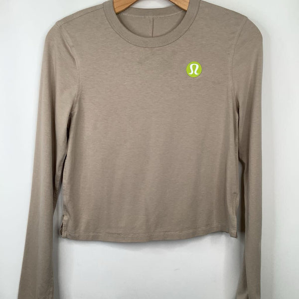 Size 14-16: Lululemon Beige Long Sleeve Shirt