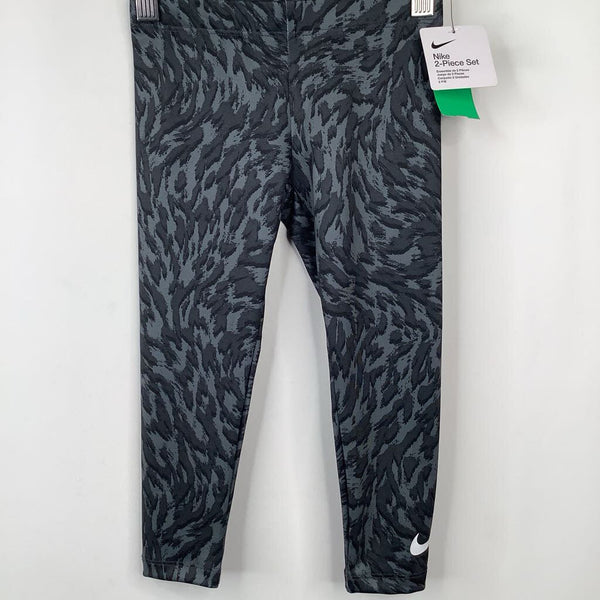 Size 4: Nike Black/Grey Dry-fit Athletic Pants NEW