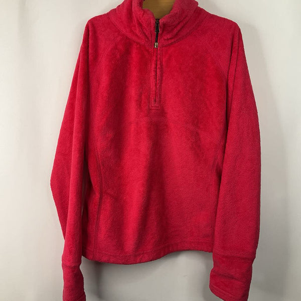 Size 6-7: Obermeyer Red 1/2 Zip-Up Fleece Sweater