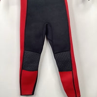 Size 4: Sea Skin Black Red Wetsuit