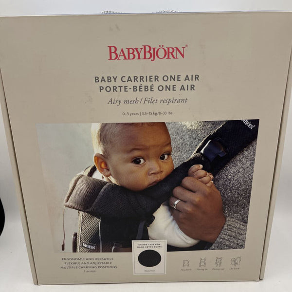 0-3y BabyBjorn Black Ergonomic Carrier