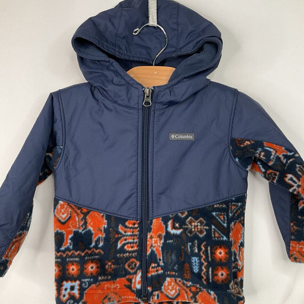 Size 18-24m: Columbia Blue Fleece Lined Coat