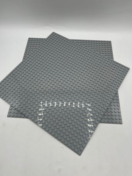 2pc Lego Grey Base Plate