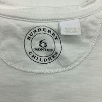 Collectors Corner Size 6m: Burberry White/Grey Dog T-Shirt