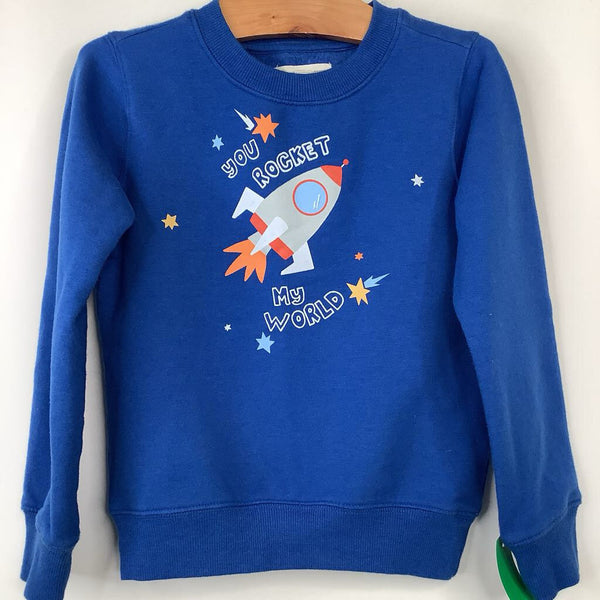 Size 4: Tucker + Tate Blue Space Ship Sweater