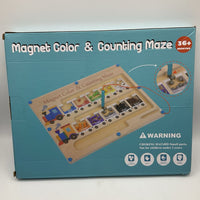 Magnetic Wooden Color Counting Maze