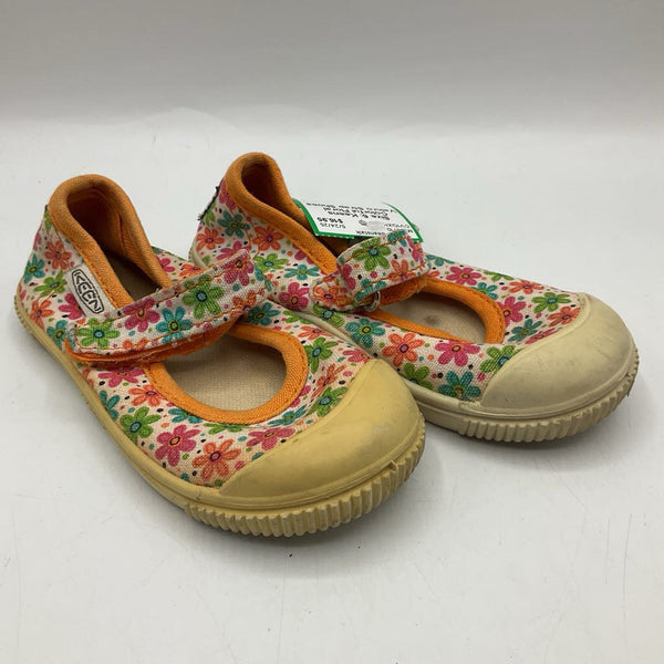 Size 6: Keens Colorful Floral Velcro Strap Shoes