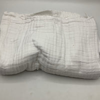 White 100% Cotton Crib Skirt