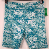 Size 7-8: Marika Blue/White Athletic Shorts
