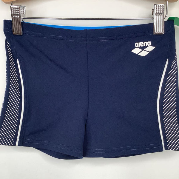 Size 10: Arena Navy with White Accents Swim Shorts
