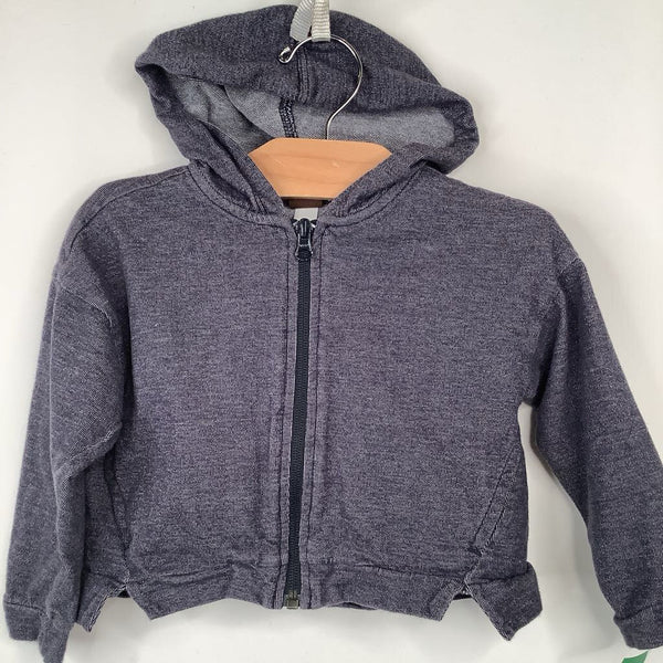 Size 2: Tea Blue Zip-Up Hoodie