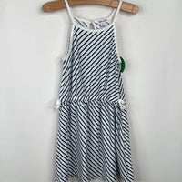 Size 5-6: Splendid Blue/White Striped Tank Dress