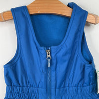 Size 2: Columbia Blue Fleece Lined Snow Bib