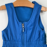Size 2: Columbia Blue Fleece Lined Snow Bib