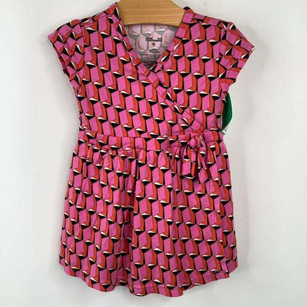 Size 18m: Diane Von Furstenberg Pink/Black Short Sleeve w/Bloomers 2pc Dress
