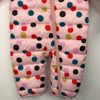 Size 6-12m (70): Hanna Andersson Pink Polka Dot Puffy Bunting