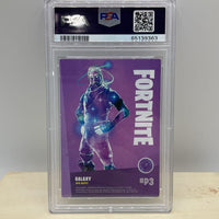 Collectors Corner Panini Fortnite Series 1 Promo Card #P3 Crystal Shard Galaxy Skin ( PSA Graded 6)