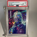 Collectors Corner Panini Fortnite Series 1 Promo Card #P3 Crystal Shard Galaxy Skin ( PSA Graded 6)