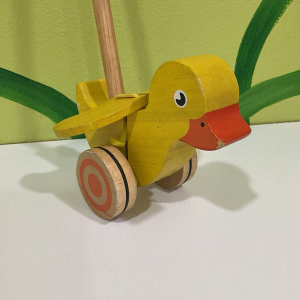 Melissa & Doug Wooden Duck Push Walker