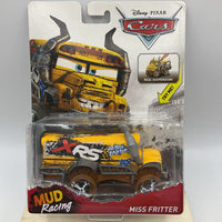 Collectors Corner Disney Cars 2 XRS Mud Racing Miss Fritter Series Scale 1:43 - NEW IN BOX